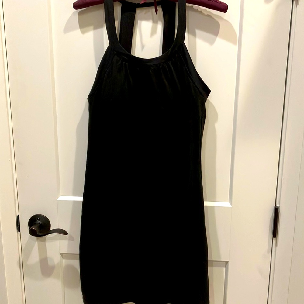 Black tank dress. Prana brand